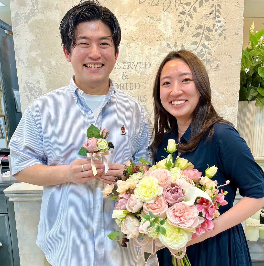 横浜ウェディングブーケ教室作品例