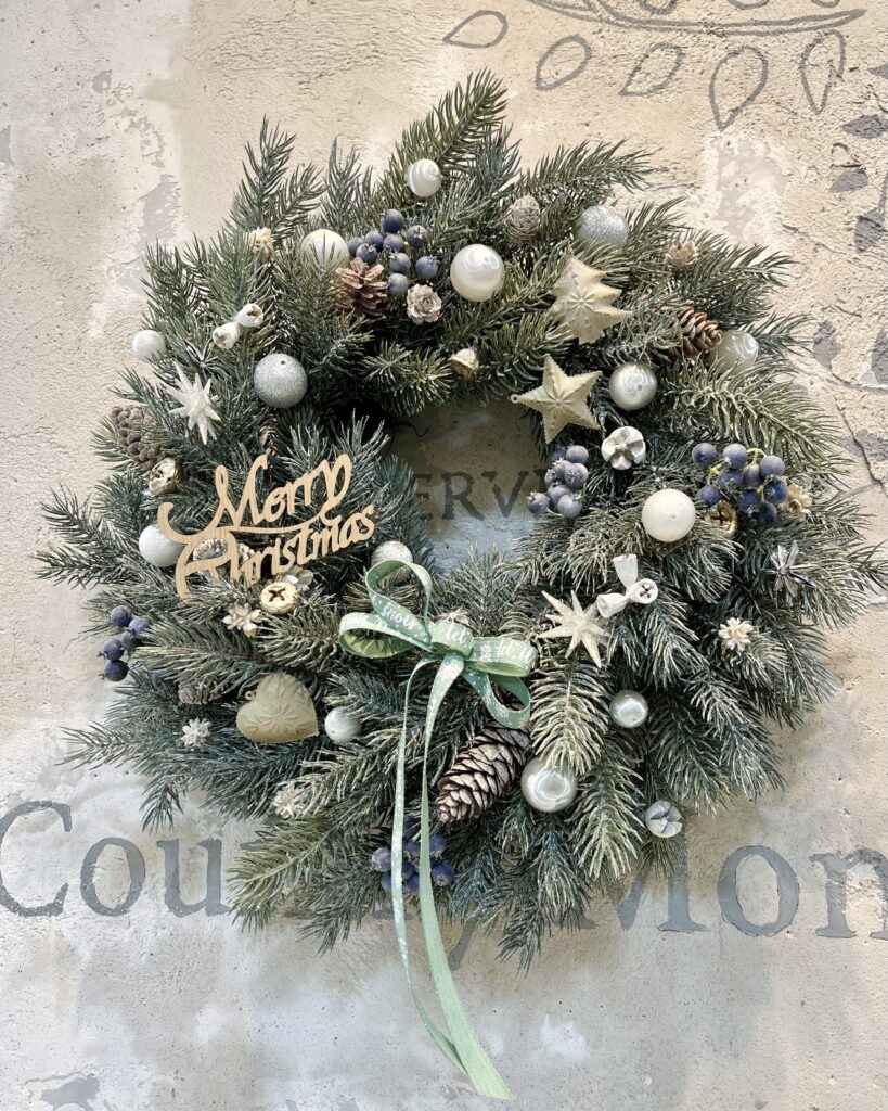 【満席】スクール会員様向けクリスマス フラワーアレンジメント教室<スペシャルレッスン>2025